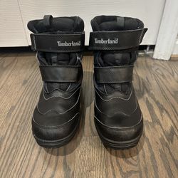 Timberland Snow Boots Black Leather Waterproof 6.5