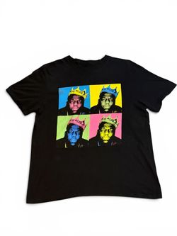 Notorious BIG T-Shirt large Pop Art Crown Rap Hip Hop Tee Biggie Smalls