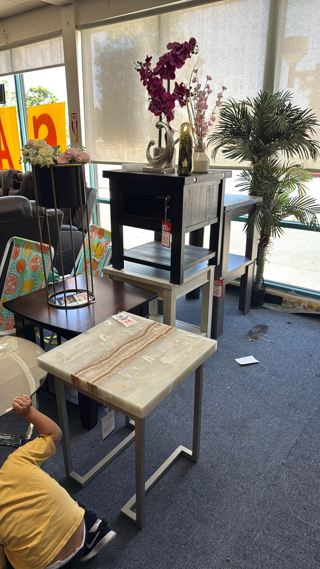 Clearance Section End Table, Side Tables 