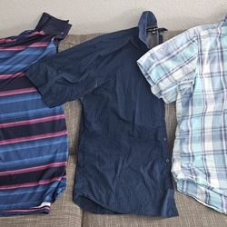 Lot of 3 Size 2XL Collared Shirts- Bev Hills Polo, George, Ben Hogan