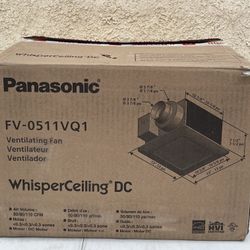 Panasonic Whisper Bathroom Exhaust Ceiling Fan