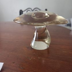 Viking Glass Clear Mushroom 