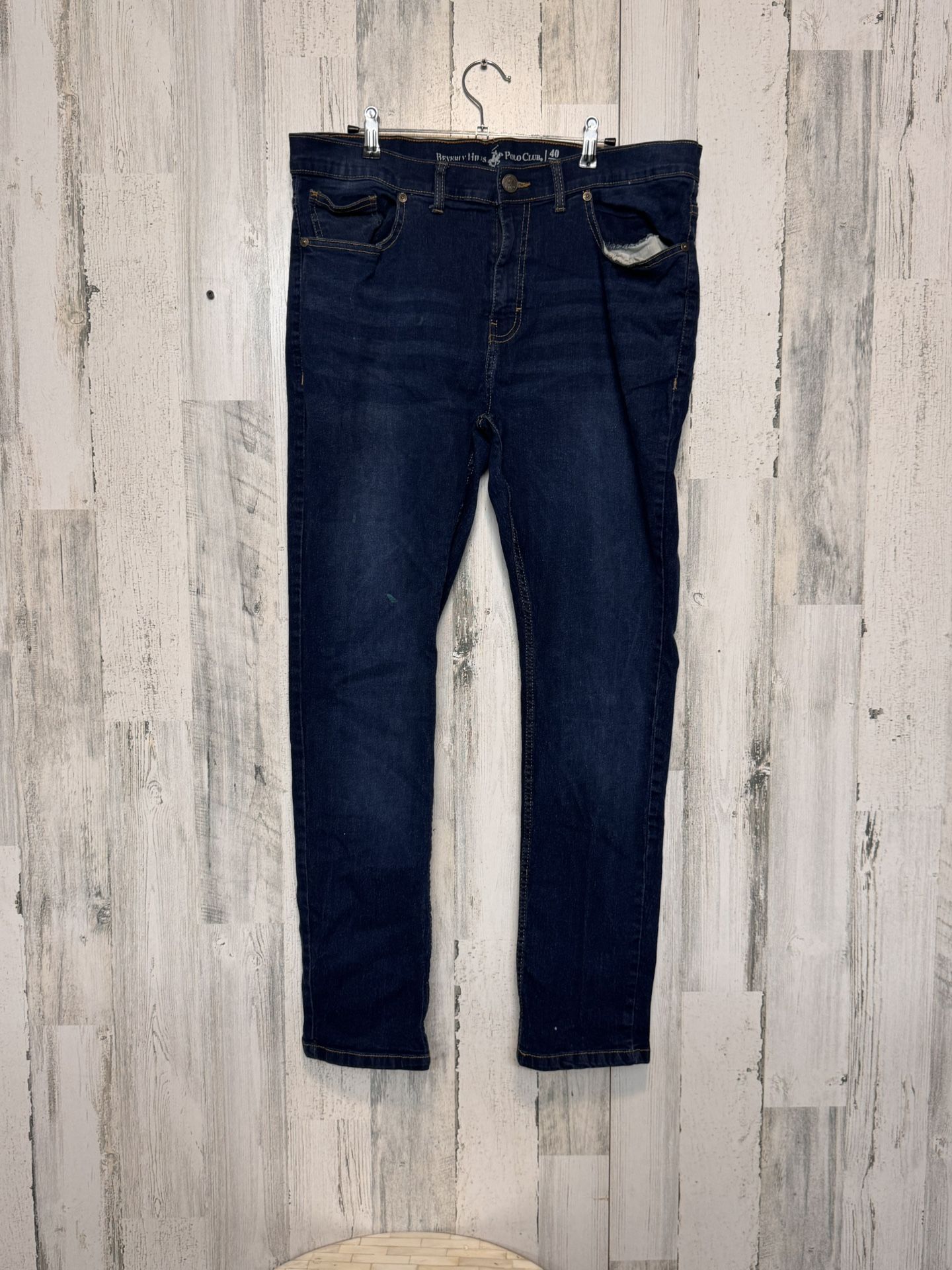 Beverly Hills Polo Club Dark Wash Jeans Men’s Size 40x32 Straight Fit