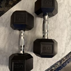 10lbx2 / 20lbx2 Hex Dumbbell Pair