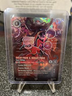 Disney Lorcana Dash Parr & Violet Parr Super Siblings Enchanted 241/204