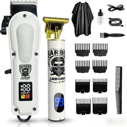 Hair Clippers for Men, Clippers and Trimmers Set, Barber Clippers