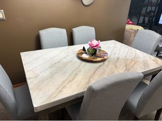 Dining table with 6 chairs