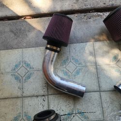 Cold AIR intake Universal Pipe With Filter 