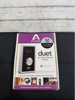 Apogee Duet 2 in x 4 out audio interface