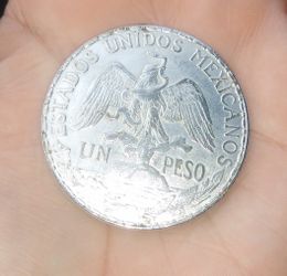 Moneda de plata año 1914