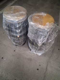 Vintage King Congas with Stands