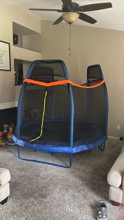 Kids Trampoline with Safety Enclosure Net