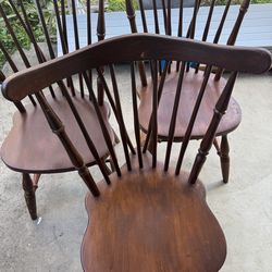 3 cherry  vintage Chairs