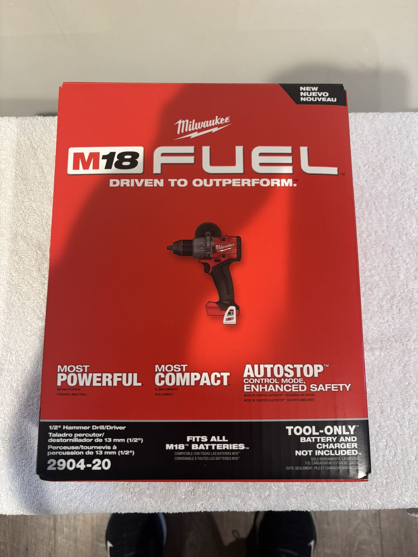 Milwaukee M18 FUEL 18V Lithium-Ion Brushless Cordless 1/2 in. Hammer Drill/Driver