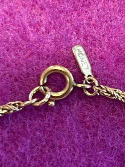 Beautiful VINTAGE-MONET Gold Color Rope Chain 24 “