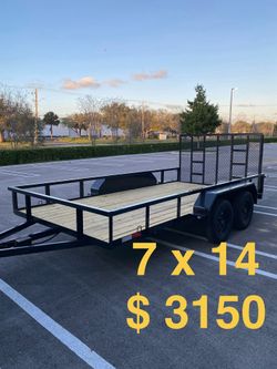 BRAND NEW 7x14 UTILITY TRAILER