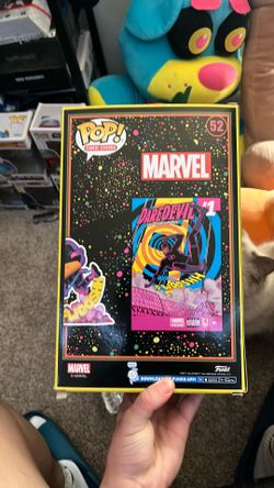 Funko Pop! Daredevil vinyl, comic book cover w/case, NIB