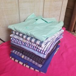 MEN'S SHIRTS SIZE LARGE & XL ( ALL 10 PIECES FOR $20 )