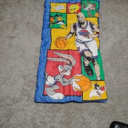 1990's Space Jam Kids Sleeping Bag 