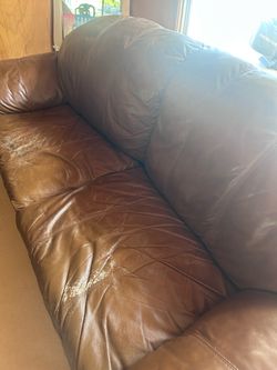 Leather sofa