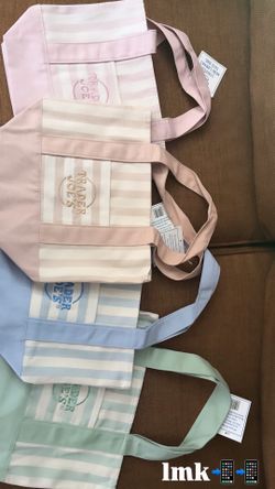 Mini Trader Joe’s tote bags
