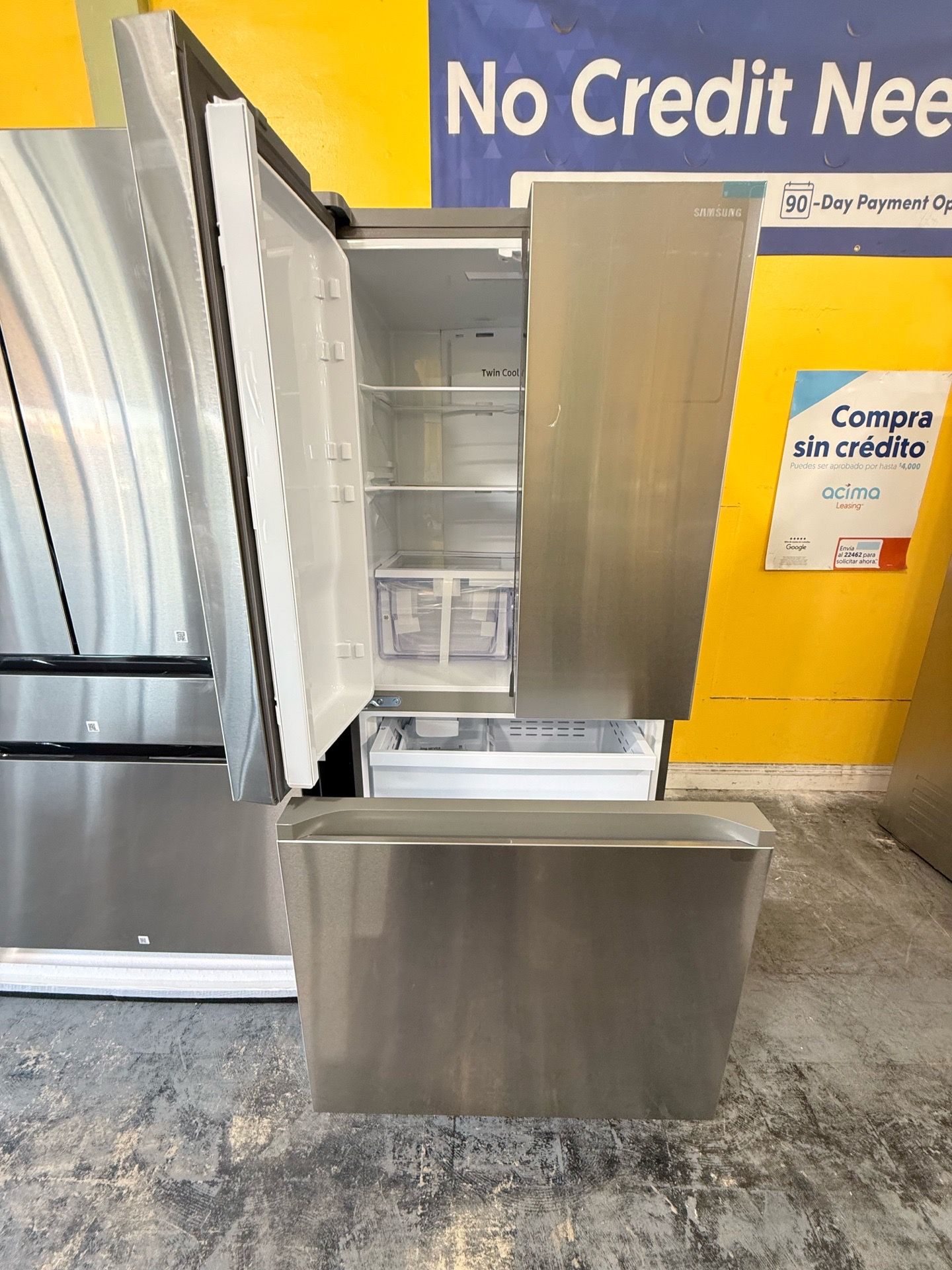 Refrigerador Samsung nuevo para apartamento a Pagos flexibles