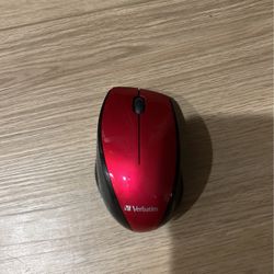 Wireless Mouse Red Like New USB
