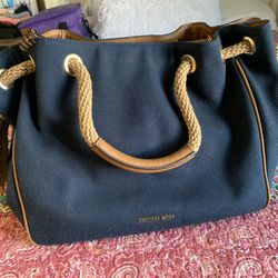 Michael Michael Kors Dalia Large Canvas Shoulder Tote