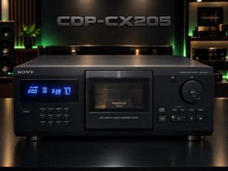 Sony CDP-CX205 200 Disc CD Changer Player w/Remote