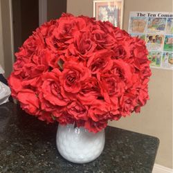 Beautiful Artificial Flower With Vase 