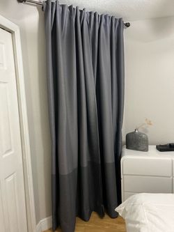 Black-out curtains,