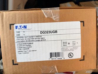 Eaton DG323UGB General Duty Safety Switch