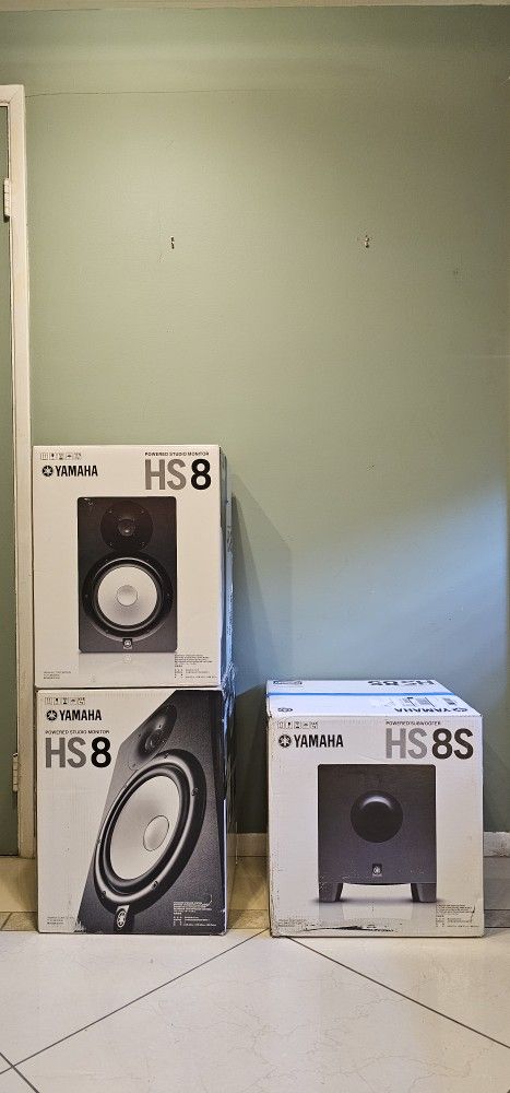Yamaha - Powered Monitors & Subwoofer 