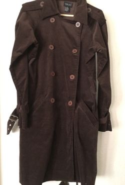 Chocolate Trench Coat ..