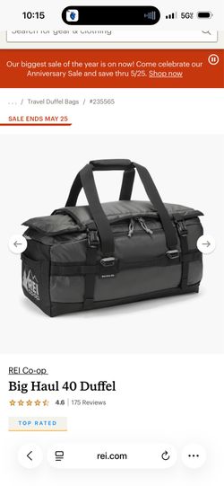 REI Big Haul 40L Duffel