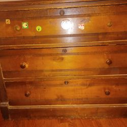 Antique Wooden Dresser 