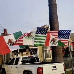 New Flag Size 3ftx5ft ( Flag Only ) $12.00 Each ( Mexico , Friendship United USA Mexico & Half USA Mexico 