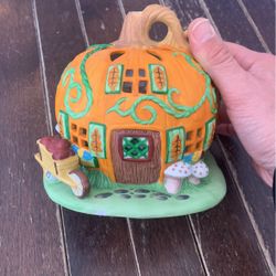 Pumpkin Decoration Put A Candle Inside 