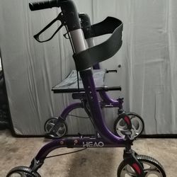Walker with seat