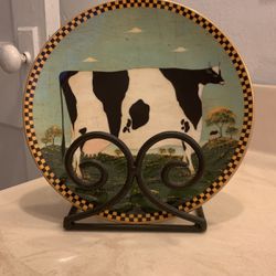 “Holstein Cow” Collector  Plate from LENOX     ON SALE NOW 