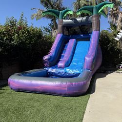 For Sale Commercial 12 ft Tropical Water Slide For Sale Small 12 Feet  Water Slide De Venta Water Jumper Small Water Slide