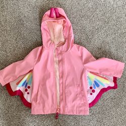 Adorable Cat&Jack Butterfly Raincoat (18 month)