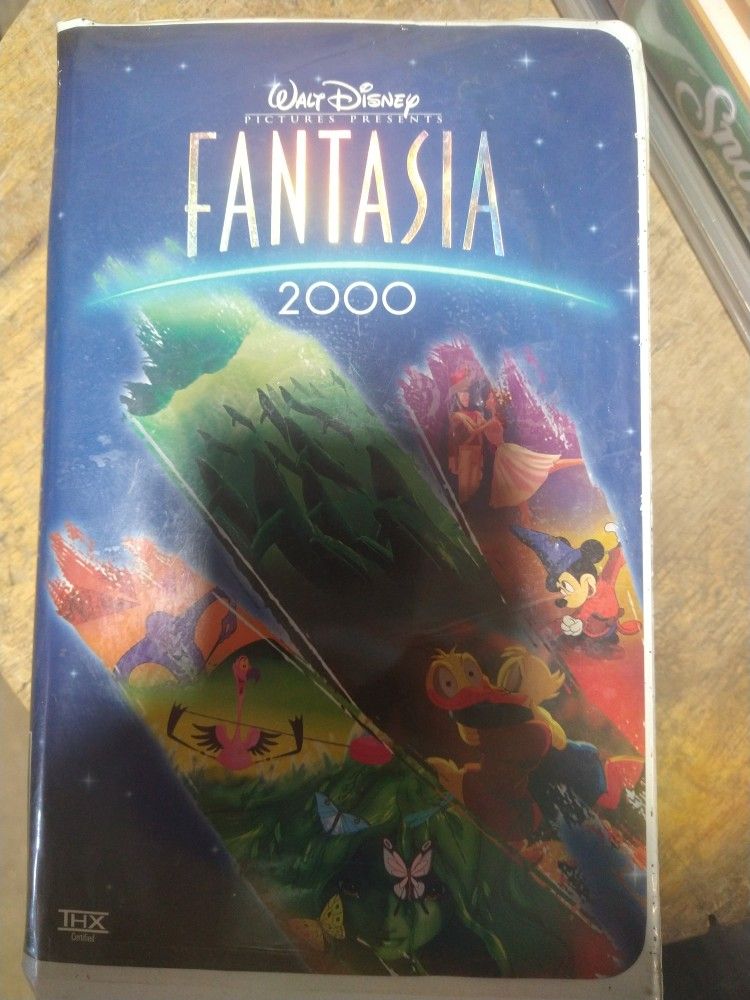 Walt Disney Fantasia 2000 VHS tape Great Shape Everything Included $11obo