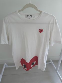 Comme des Garçons Play Big Heart T-Shirt – White – Size L