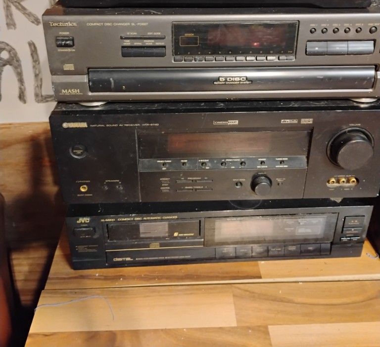 Assorted Stereo Receivers and stereo Systems and speakers
70s through 90s $164