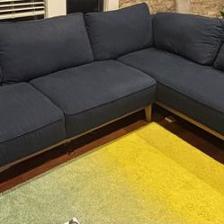 Macy’s Blue Sofa