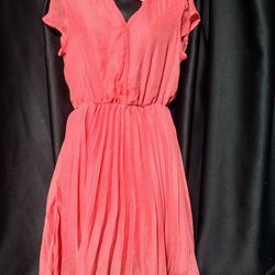 Minimi Pink Accordian Skirt Dress