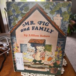 Mr. Pig and Family by Lillian Hoban 1980 An I Can Read Hardcover Book