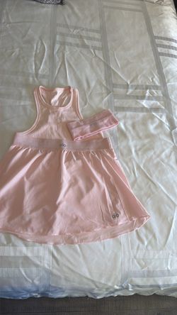 Alo Yoga Pink Tennis  Skirt Set