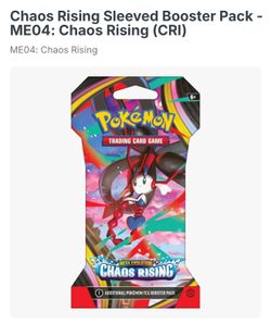 Chaos Rising Sleeved Booster Pack